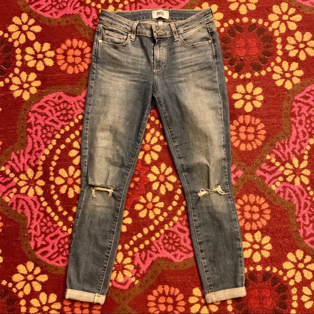 PAIGE- Verdugo Ankle Jeans- like new